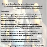 Ética aplicada a la investigación
